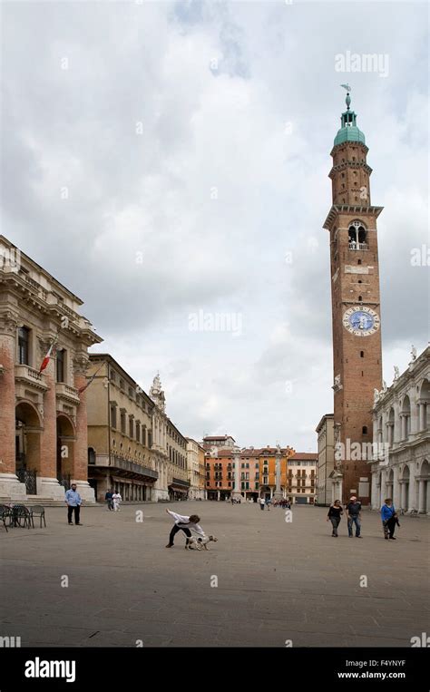 Piazza Dei Signori Vicenza Italy Stock Photo Alamy