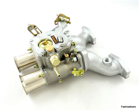 Mgb Weber 45 Dcoe 152 Carbcarburettor Manifold And Linkage Ready