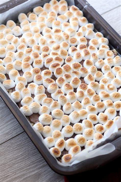 Smores Rice Krispie Treats Chocolate With Grace