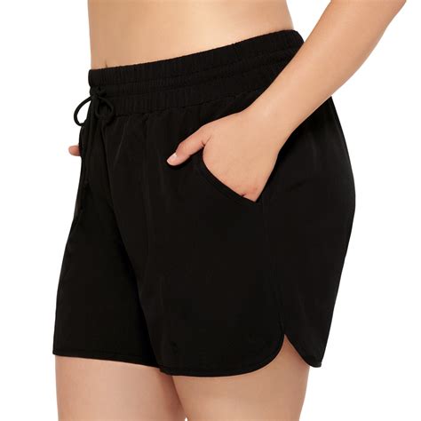Plus Size Womens Swim Board Shorts With Built In Panty Swimsuits Just For Us