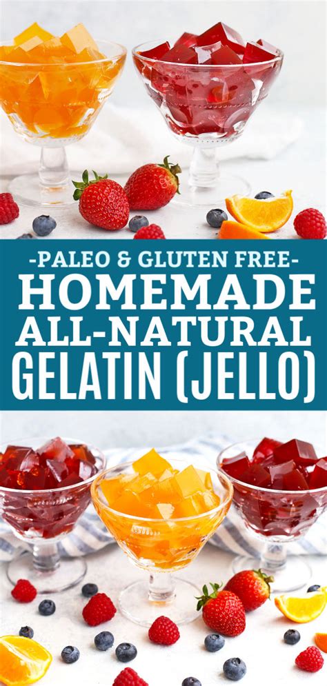 How To Make Healthy Homemade Jello One Lovely Life