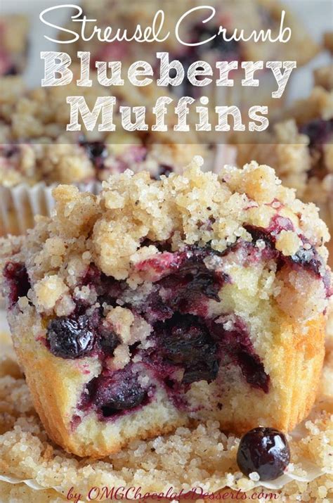 Blueberry Muffins With Streusel Crumb Topping Special Recipe