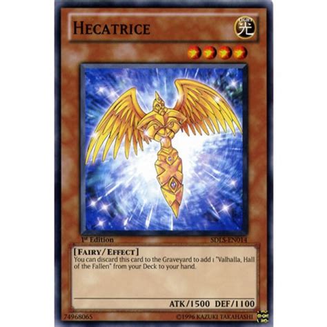 The card has so much staying power even newer 2019 cards can sell for at least $500. Hecatrice SDLS-EN014 1st Edition Yu-Gi-Oh! Card