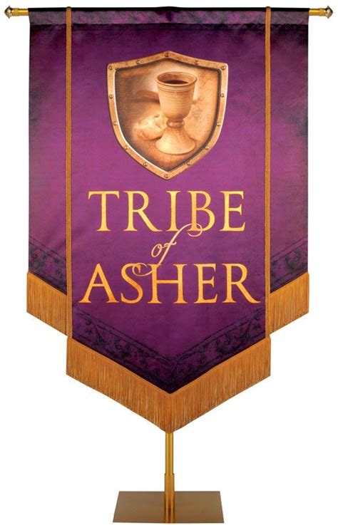 Tribe Of Asher Embellished Banner Cloth Banners Banner Tribe