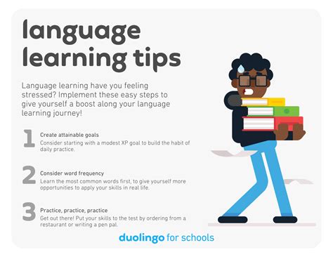 Language Learnings Tips For Students Duolingo For Schools