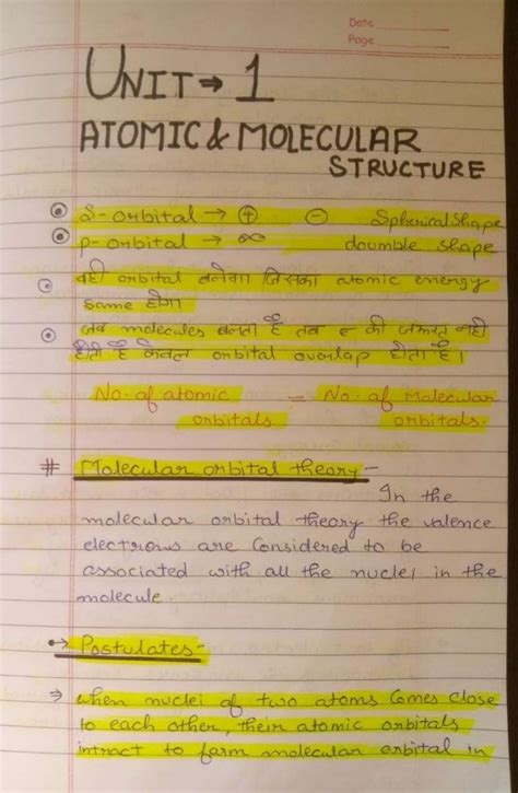 Btech 1st Year Engineering Complete Chemistry Notes Chemistry Notes Science Notes Science