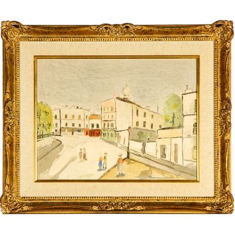 Maurice Utrillo 1883 1955 French Sold At Auction On 15th May Fine