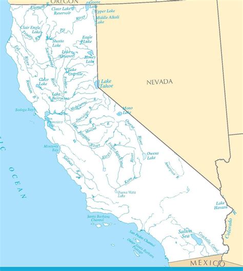 Map Of Northern California And Oregon Border