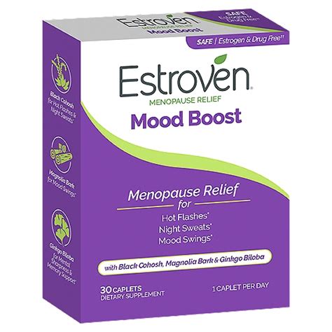 estroven menopause relief mood dietary supplement 30 count