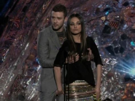 VIDEO Justin Timberlake Groping Mila Kunis Genital Grope On MTV