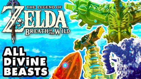 The Legend Of Zelda Breath Of The Wild All Divine Beasts Nintendo