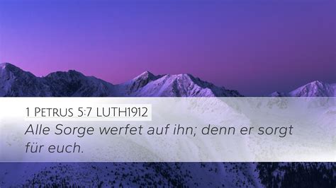 1 Petrus 57 Luth1912 Desktop Wallpaper Alle Sorge Werfet Auf Ihn