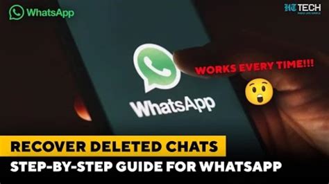 How To Recover Whatsapp Deleted Chats Restore Whatsapp Chats Without