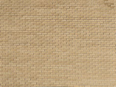 Blonde Brick Wall Texture Picture Free Photograph