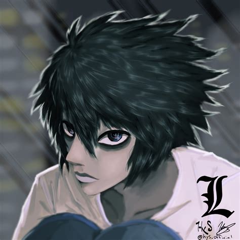 L From Death Note Fanart About 2 3 Of The Way I