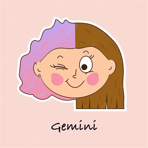 Premium Vector Gemini Zodiac Sign