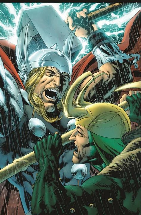 Thor Vs Loki Thor Comic Art Superhero Comic Thor Comic