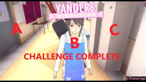 Abc Challenge Complete Yandere Simulator Youtube