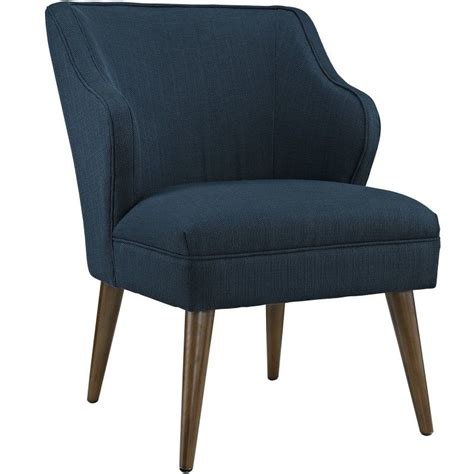 Not to mention that solid steel legs, while contributing to the overall look with an elegant shape, can support weights over 200 lbs. Swell Upholstered Fabric Armchair - Azure | Fabric ...