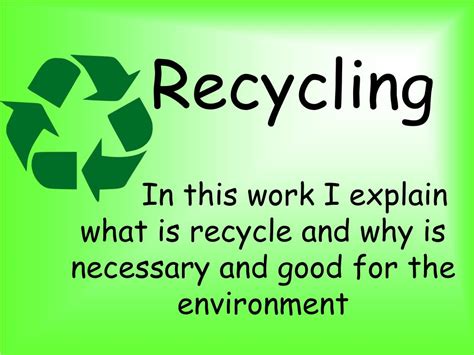 Ppt Recycling Powerpoint Presentation Free Download Id5285928
