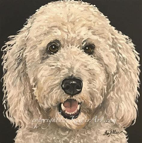 Goldendoodle Art Print Golden Doodle Print Canvas Or Archival Etsy In