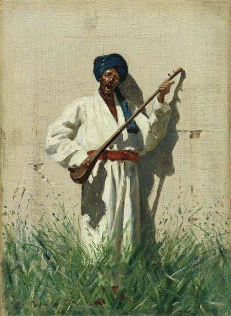 Dutar Player 1869 1870 Vasily Vereshchagin