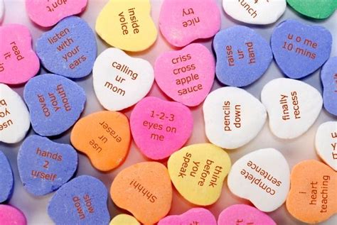 2021 Conversation Hearts For Teachers Valentine Candy Hearts