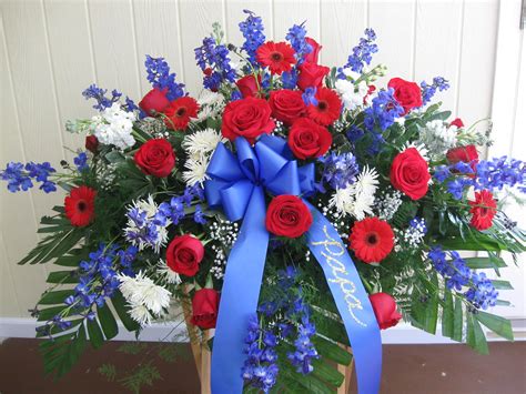 Bella E Brown Teacher Red White And Blue Flowers Delivery Red White