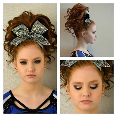 See more ideas about cheer hair, hair, cheerleading hairstyles. 25+ unique Cheer makeup ideas on Pinterest | Cheer eye ...