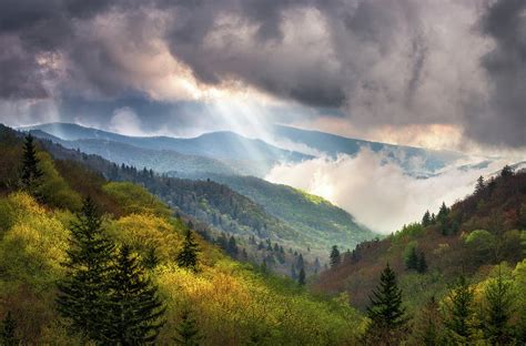 Great Smoky Mountains National Park Scenic Landscape Gatlinburg Tn