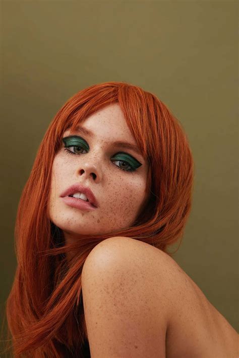 red and foxy marvelous beauty photography by kseniya vetrova maquillaje de pelo rojo cabello