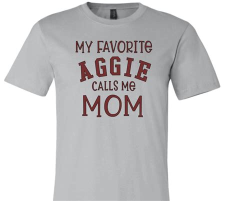 Aggie Mom Shirt Texas A M Shirt Aggie Mom Tee Aggie Mom Etsy