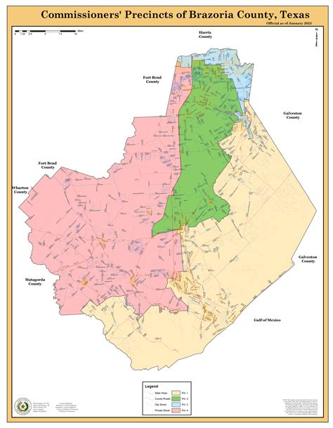 County Map Brazoria County Tx