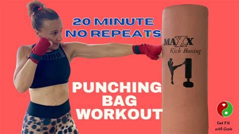 20 Minute No Repeats Punching Bag Workout Youtube
