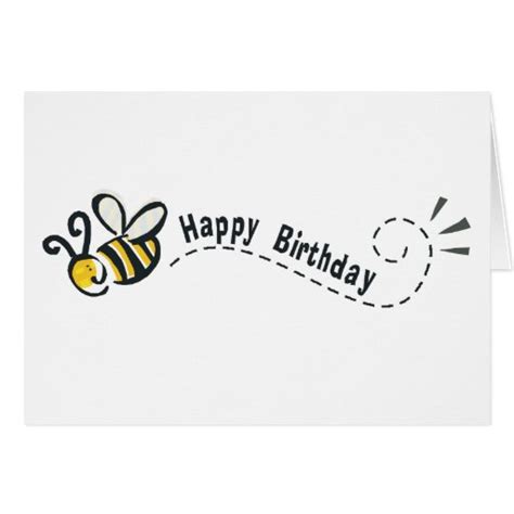 Check spelling or type a new query. Happy Bee Birthday! Card | Zazzle