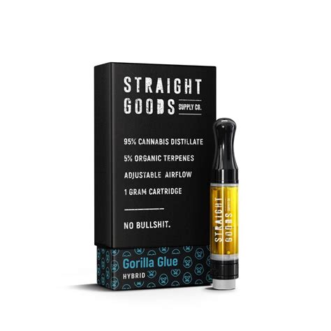 Straight Goods Cartridges Gorilla Glue Hybrid Crazycannabis