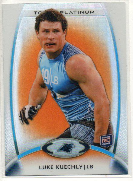 2012 Nfl Football Topps Platinum Retail Base Orange Refractor 137 Luke Kuechly Rc Panthers