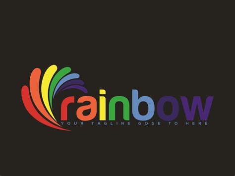 Logo Design For Rainbow By Bhripon On Dribbble