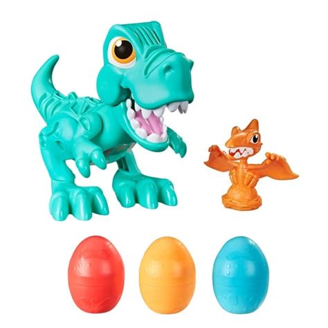 Play Doh Dino Crew Crunchin T Rex With 3 Non Toxic Eggs World Of