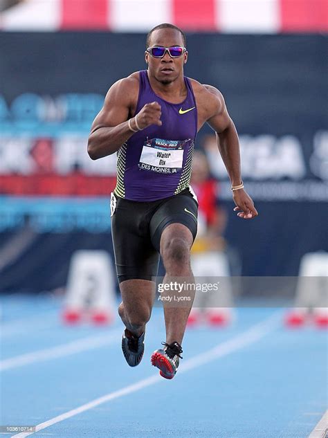 walter dix runs in the mens 100 meter preliminaries during the 2010 news photo getty images