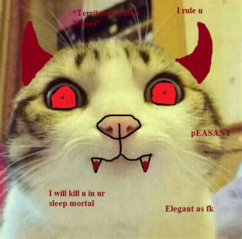 Satan Cat By Ro Rochan On Deviantart
