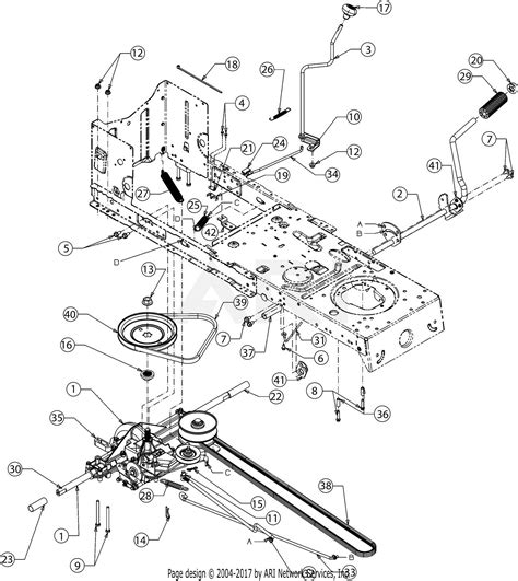 Mtd 13b2775s000 2016 Parts Diagram For Drive