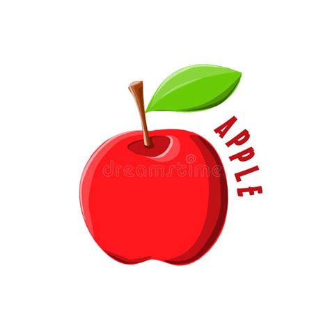 Logo Icon Design Apple Farm Stock Vector Illustration Of Natural