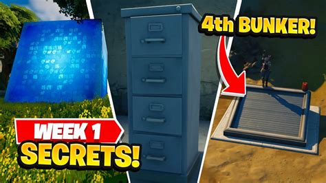 Fortnite All Season 8 Map Updates And Story Secrets Week 1 Cubes