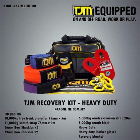 Tjm Recovery Kit Heavy Duty Shopee Malaysia