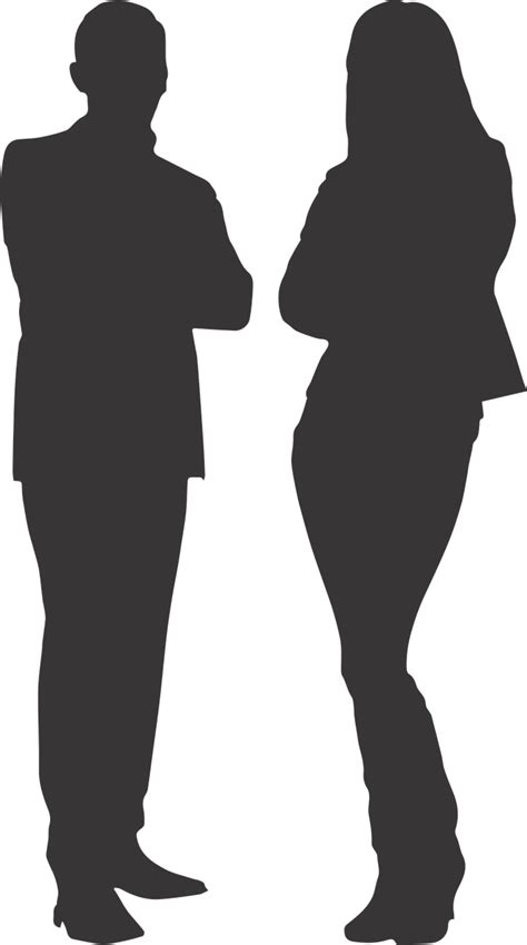 Silueta Hombre Y Mujer Png Transparente Stickpng