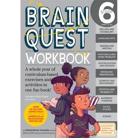 Brain Quest Workbook Grade 6 Paperback