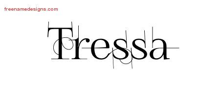 Decorated Name Tattoo Designs Tressa Free Free Name Designs