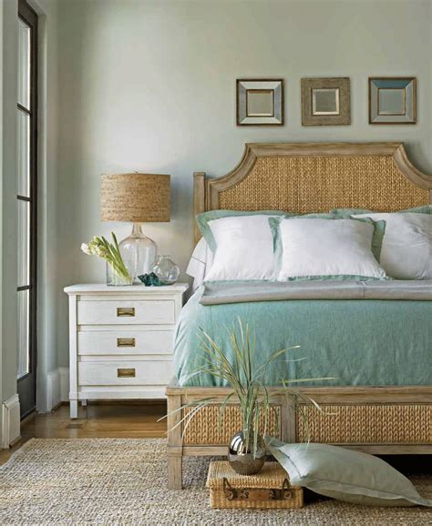 I love that the bits of coral beachy furniture paint shows through but remains subtle. Coastal bedroom furniture | Home bedroom, Beach style ...