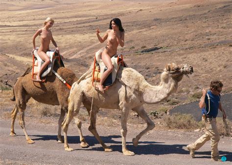 Riding Camels Naked On Vacation Nudeshots
